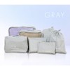 travel pouch, gray