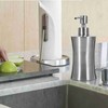 304 Stainless Steel Bathroom Shower Pump Lotion Dispenser Liquid Bottle
