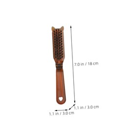 Beavorty Portable Folding Hair Brush for Travel Small Hair Brush Massage Comb for Women Men Compact Styling Tool for Home Salon