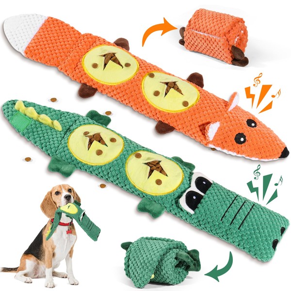 QWYXZZ 2 Pack Dog Toys for Aggressive Chewers - Virtually