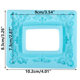 Photo Frame Fondant Molds Picture Frame Silicone Mold