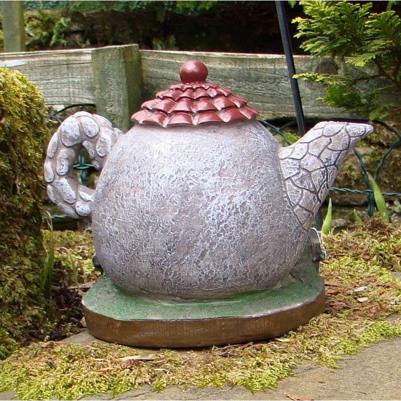 Pixieland 956428 Secret Fairy Teapot Palace | Miniature Garden Decor