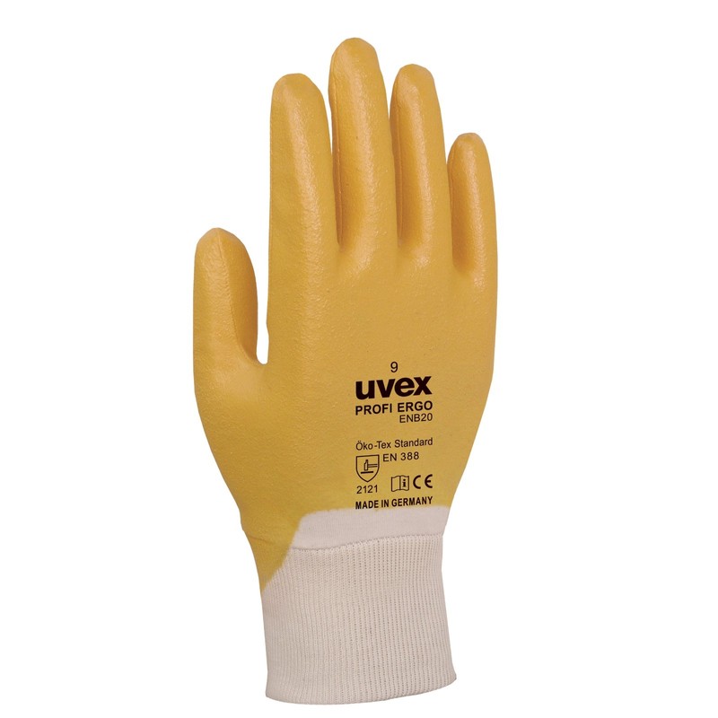 Uvex 60148 10 Profi Ergo ENB20 Safety Glove, Size: 10,