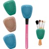 3 Fundas para Brochas de Silicona, Organizador de Brochas de