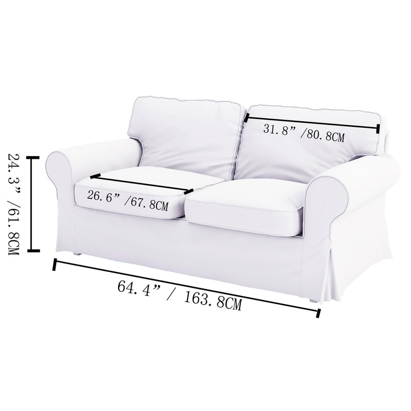 Sofa Covers Compatible with IKEA Ektorp 3 Seat Sofa Slipcovers