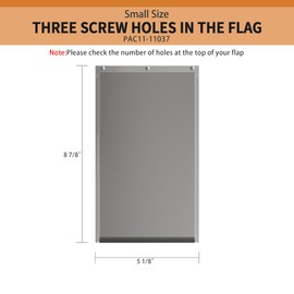 MIAOTONG Dog Door Replacement Flaps with Screw, Small Doggie Door Replacement Flaps Compatible with PetSafe Freedom PAC11-11037, Flexible and Durable, 8 7/8'' × 5 1/8'', for Small Dog and Cat