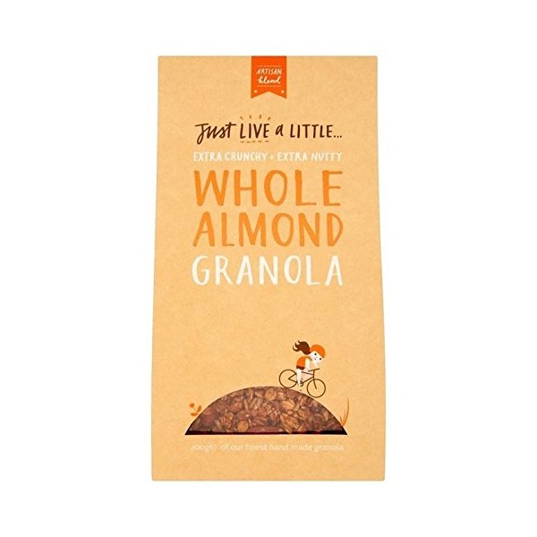 Just Live a Little Whole Almond Granola 400g - Pack