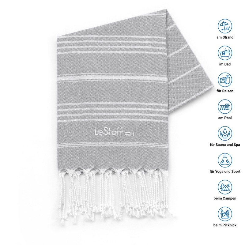 LeStoff Premium Hammam Towel 50 x 100 cm - 100%