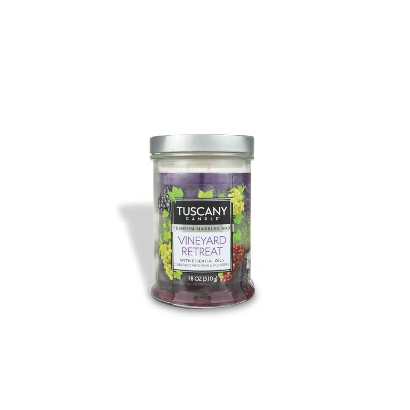 Tuscany Candle Vineyard Retreat® Long-Lasting Scented Jar Candle, 18 oz