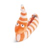 Nici Forest Friends Worm Erwin Worm 41918 Pencil Case, White/Orange