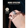 Jecanori Pure Copper Bracelet for Men, 2X Strength Magnetic Bracelets