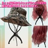 Remarks Japan Wig Stand, Set of 2, Wig Stand, Black,