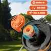 RISELION WA0010 WA0004.1 Grass Trimmer Spool Compatible with Worx Grass