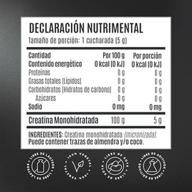 BIRDMAN Creatina Monohidratada de Alta Pureza En Polvo Sin Sabor, Preworkout, Alto Rendimiento  90 Servicios  450g.                                   