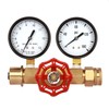 MEASUREMAN Water Pressure and Flow Test Gauge Assembly, Dual Measurement