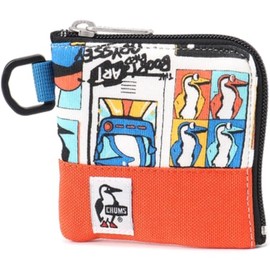 (チャムス)CHUMSスクエア コインケース スウェットナイロン カードケース 小銭入れ CH60-3613 (Z378：アートブービー)