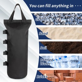 MAQIHAN Canopy Weights - 2PCAK Sand Bags Tent Weights Sand Bags for Canopy Legs Sandbags for Canopy Tent Weights for Canopy Tent Legs Tent Weights Set of 2 Sandbags Pop Up Tent Weights for Legs