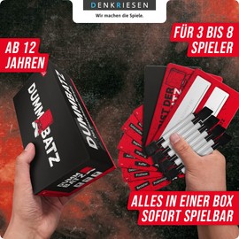 DENKRIESEN - PARTYFIEBER - DUMMBATZ The Hopeless Party Game | Party Game | Family Game | Gift Idea