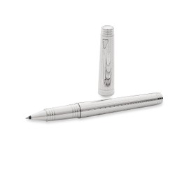 Parker Premier Deluxe Silver Rollerball - Gift Boxed