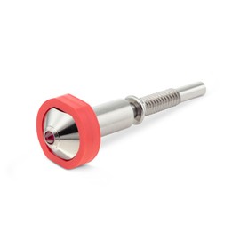 DUROZZLE Rapid Change Ruby Nozzle 0.4mm for E3D Revo HotEnd, Hardened & Abrasion Resistant for Precision Additive Manufacturing