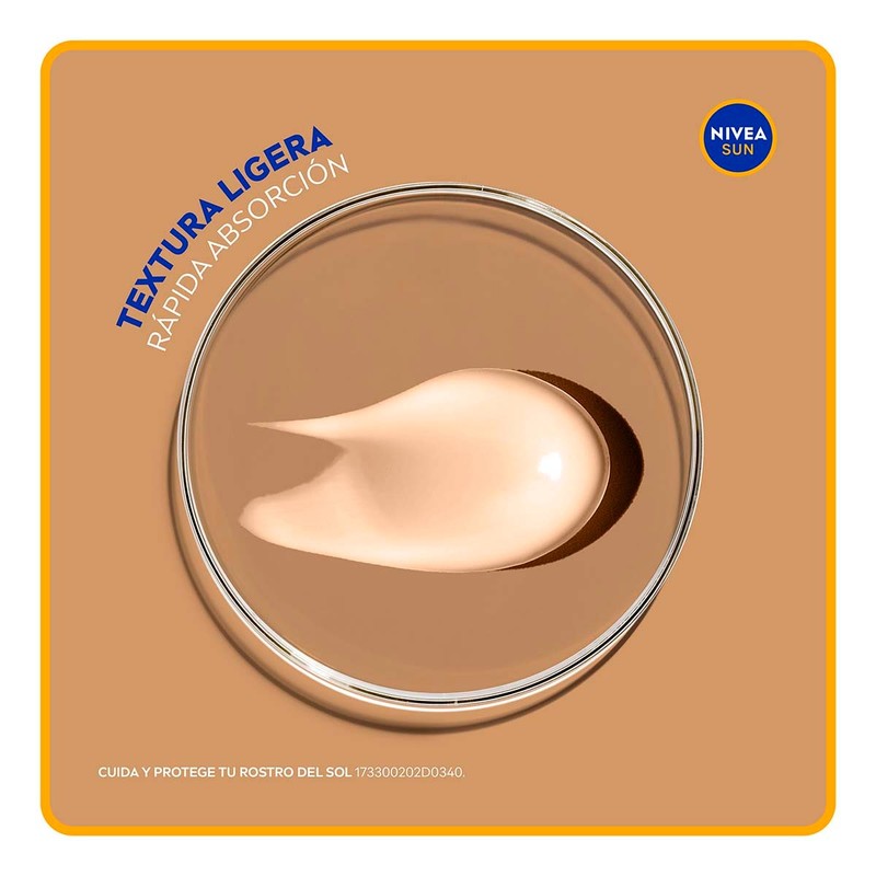 Nivea Sun Face Control De Brillo Tono Claro (50 Ml)