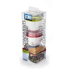 Joie Set 3 Bottles Sauces, Multicolour, 5 X 5 X 5 cm, Multicoloured (60018)