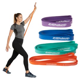 THERABAND Banda de Alta Resistencia, Bandas elásticas para Mejorar la flexibilidad, rehabilitación de Lesiones y Entrenamientos de Cuerpo Completo,...