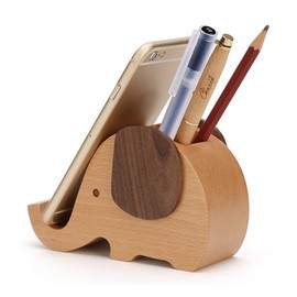 Elephant Phone Holder Pen Holder For Desk For Best Friend Sister Family Colleagues Women Men Friendship Thanksgiving Birthday Christmas Valentine'S Day Gifts (Elephant Large)