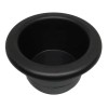 Herrajes Guerrero Porta Vaso Para Salas Muebles Tapicería Negro -