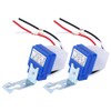 Pack of 2 Outdoor Street Light Sensor Switch Automatic Control