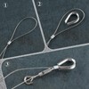 LEONTOOL 20pcs M6 304 Stainless Steel Thimble 1/4 Inches Diameter
