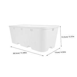 KOMBIUDA Cord Organizer Box for Desk Multi Functional Cable Management with Socket Easy to Clean Design Prevents Wire Crossing for Safety for Home and Office Use