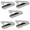 5 Pack RV Stainless Steel Baggage Door Catch Square -