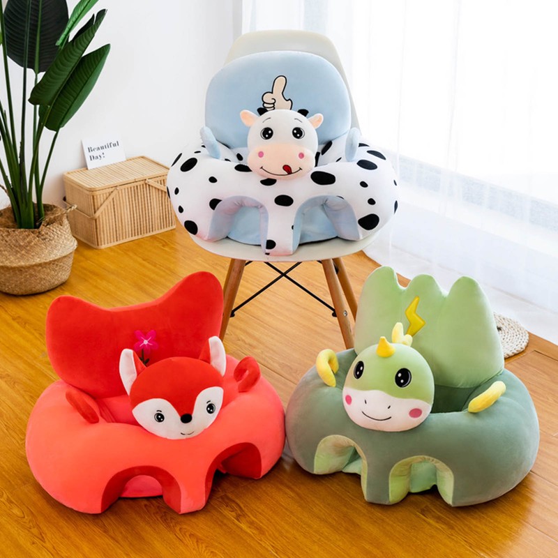 Baby Sitting Chair Sofa Cartoon Shape Early Educational 2 Front