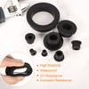sourcing map 4Pcs 5/8" ID, 1" Drill Hole Rubber Grommets,