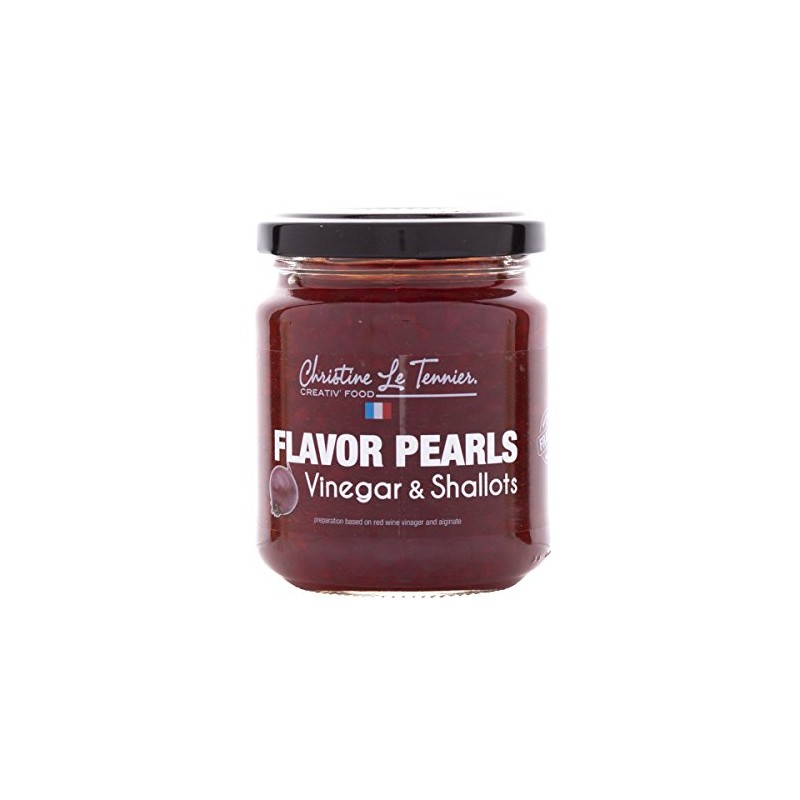 Christine Le Tennier Vinegar & Shallots Flavor Pearls, 7oz Jar