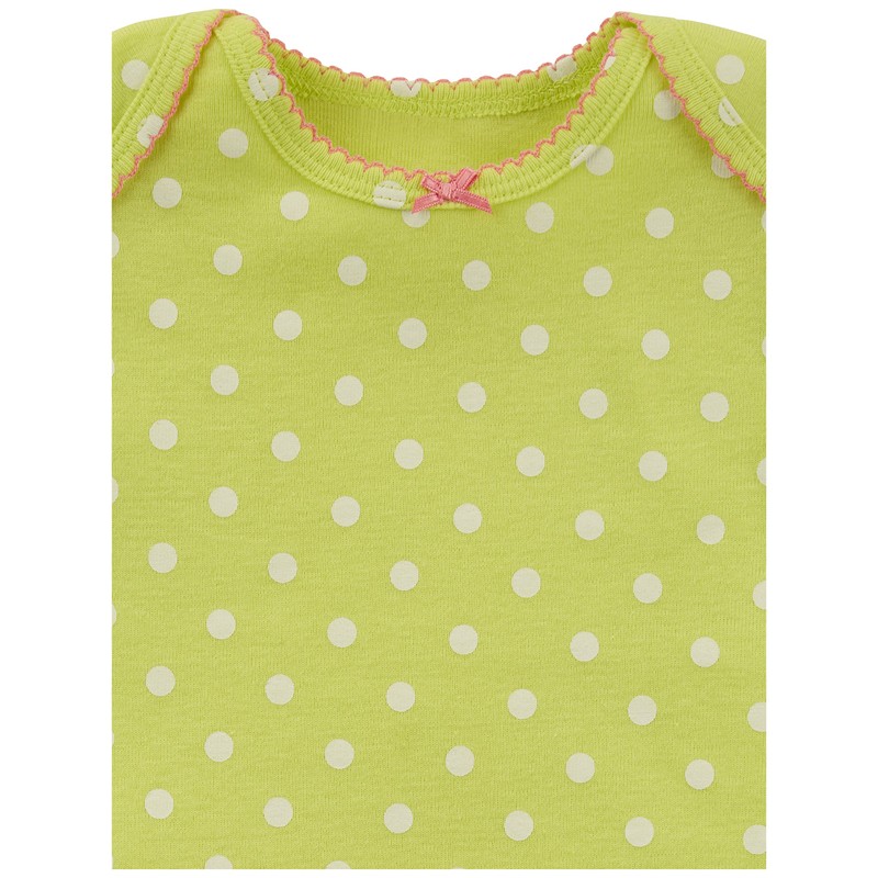 Simple Joys by Carter's Baby 5-pack Long-sleeve Bodysuit, grey/pink/lime/blue, 24