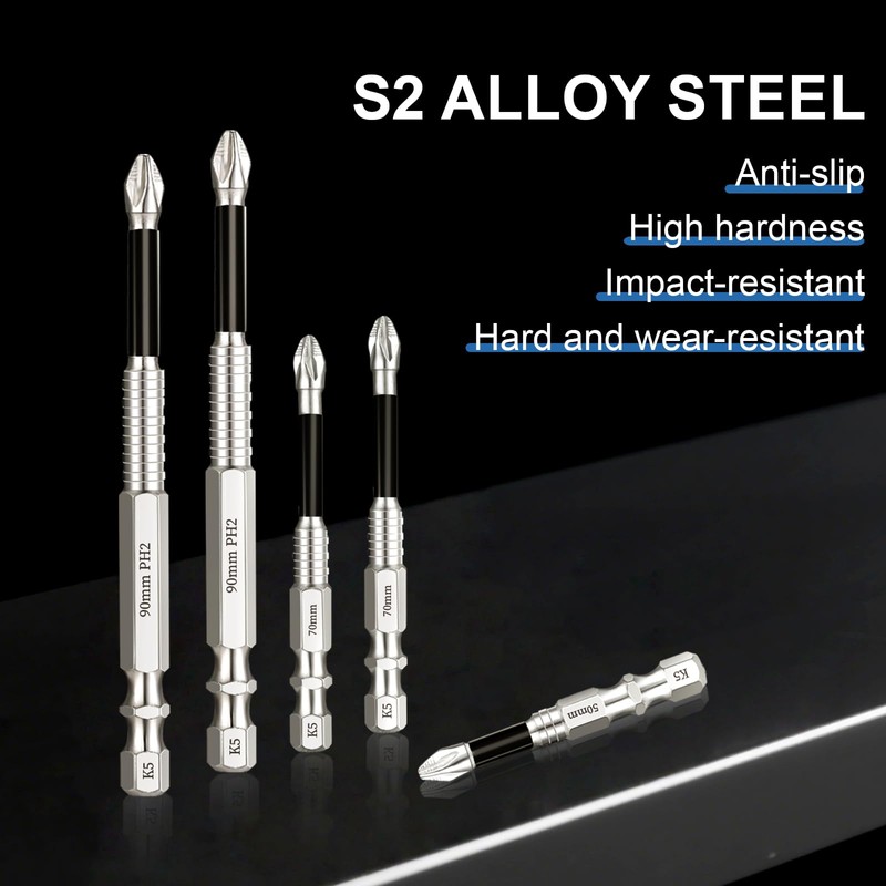 12pcs High Magnetic Screwdriver Drill Bit Set，Magnetic Drill Bit Set，k5
