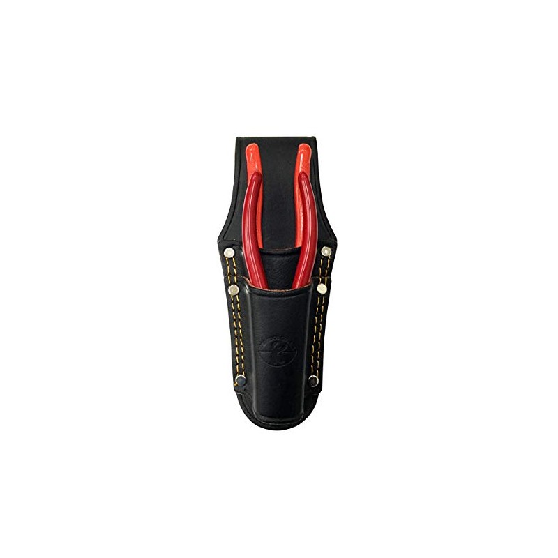 B-STAFF Black Leather Pliers Holder, 2-Tier TC-404