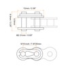 sourcing map 6Pcs Chain Master Connector Link Roller, 5/16" Pitch