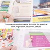 300 Transparent Sticky Notes, 75 x 75 mm, Waterproof &