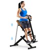 Canisflax Deep Squat Machine Trainer, Rowing Machine for Home, Easy