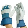 Nozzy Workzone Mens Heavy Duty Leather Gloves - Gardening Work