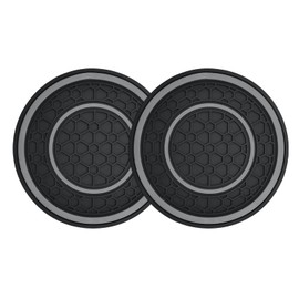 Coasters for Car | 2X Car Drink Coaster | Absorbent Washable Waterproof Mat Cover Pad for Teen Drivers Off-Roading Ride-Sharing Driving Daily Commute