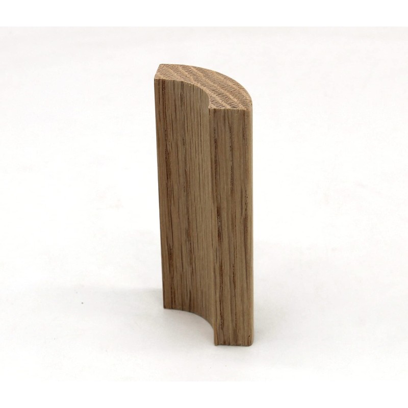 5/8" x 2" x 4" Red Oak Outside Radius Corner