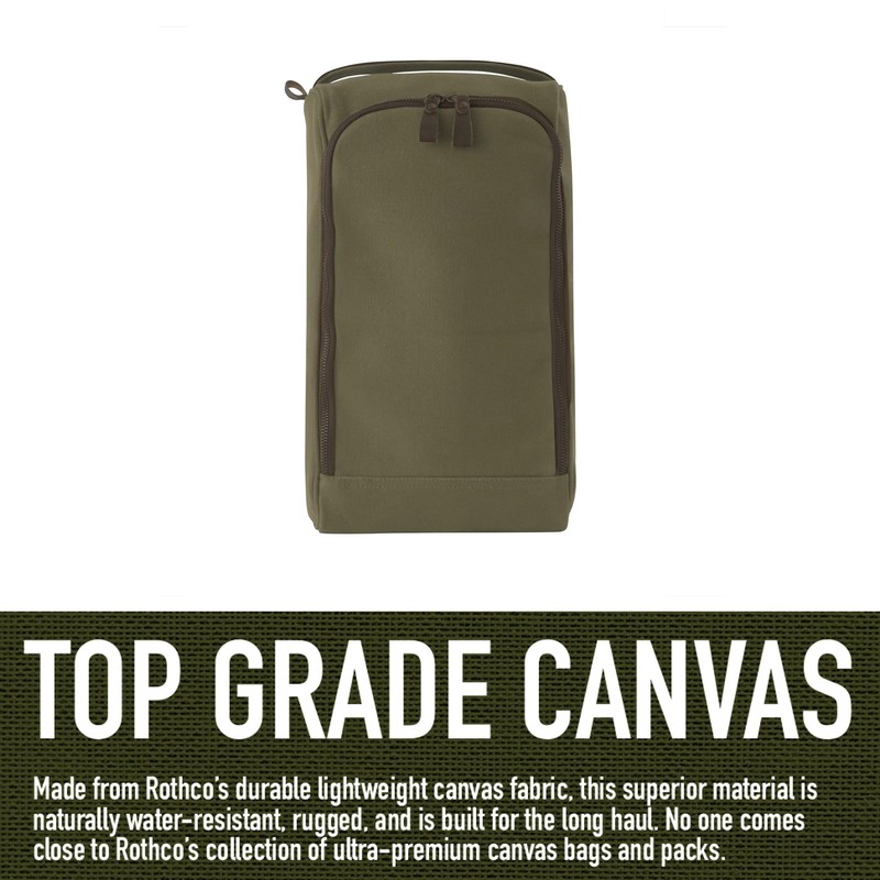 Rothco Canvas Shoe Bag – Sneaker Organizer Storage Duffle for