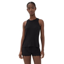 Honeydew Intimates Women's All American Shortie Set, Black, XL