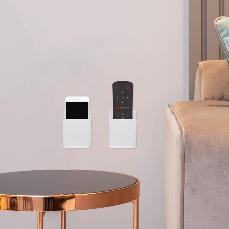 NUOLUX 2pcs Wall Mount Remote Control Box Locker Organizer Vertical