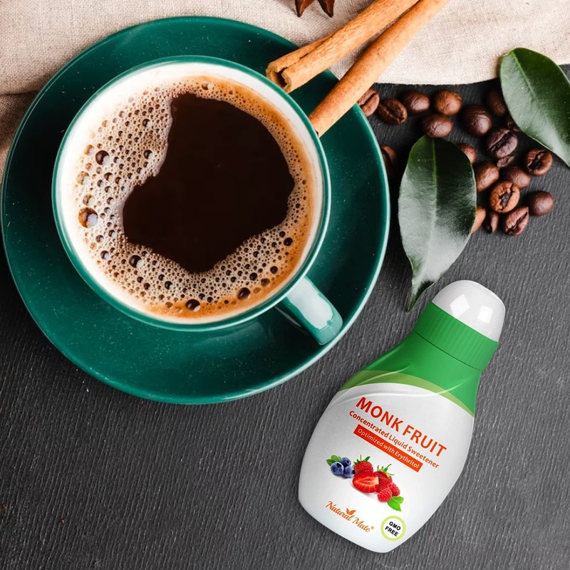 Monk Fruit Concentrated Liquid Sweetener (Optimized with Erythritol) 1.33 FL