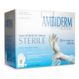 Ambiderm Guante Ambiderm Elite Talla 6 C/50 Pares Color Blanco